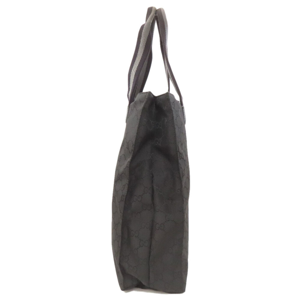GUCCI Authentic Black Canvas Tote Bag - Picture 3 of 16